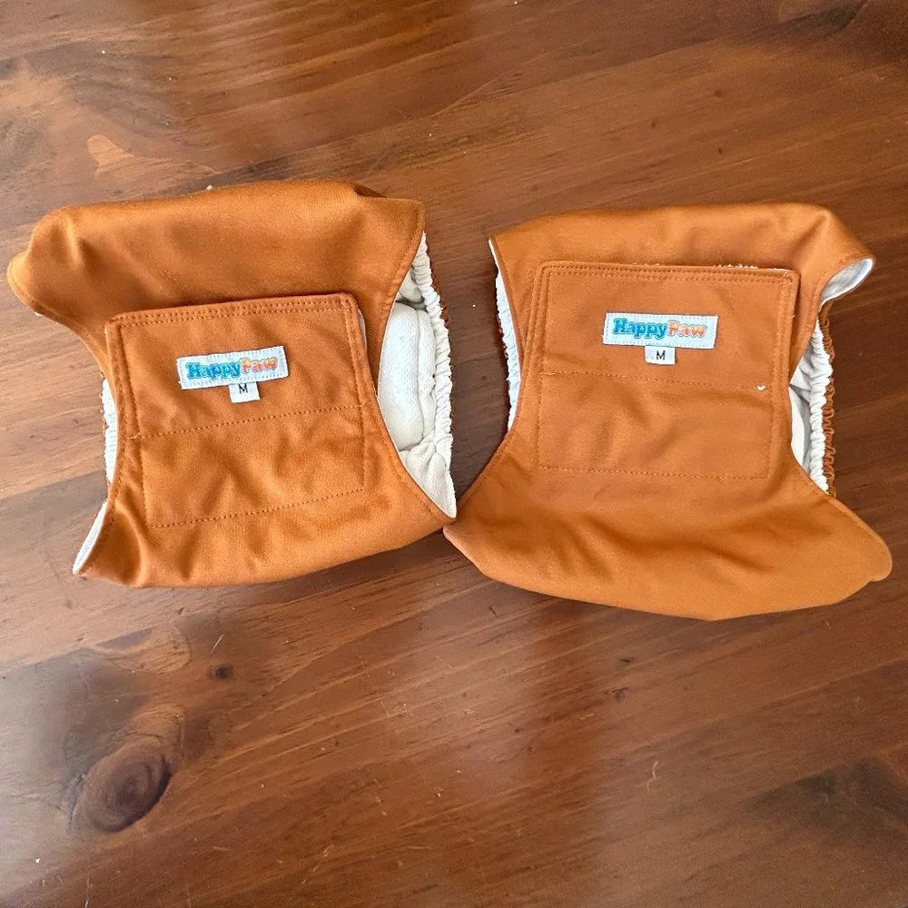 2 HappyPaw Medium Wraps for Male Dogs - Picture 1 of 4